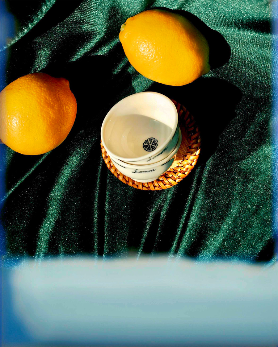 FF _ lemon shot glass