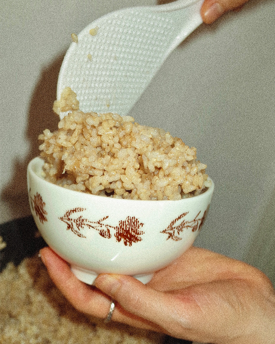 Daisy _ whole flower rice bowl